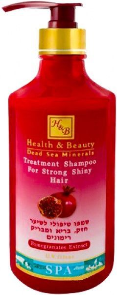 Шампунь Health and Beauty укрепляющий с экстрактом граната 780 мл