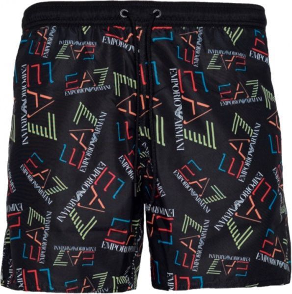 Шорты EA7 Mens woven boxer 902000-0P747-17520 р. 48 черный