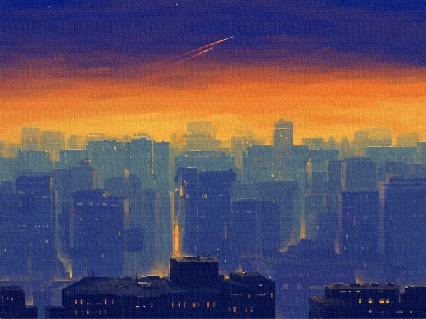 Картина по номерам Окутанный сумерками 11205-AC 40х50 см ArtCraft 