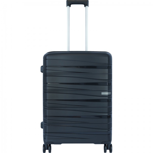 Валіза Eagle 76 л чорний M (з розширювачем) 