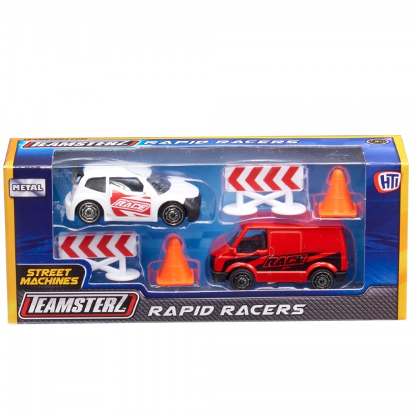 Игровой набор транспорта Teamsterz Быстрые гонщики 