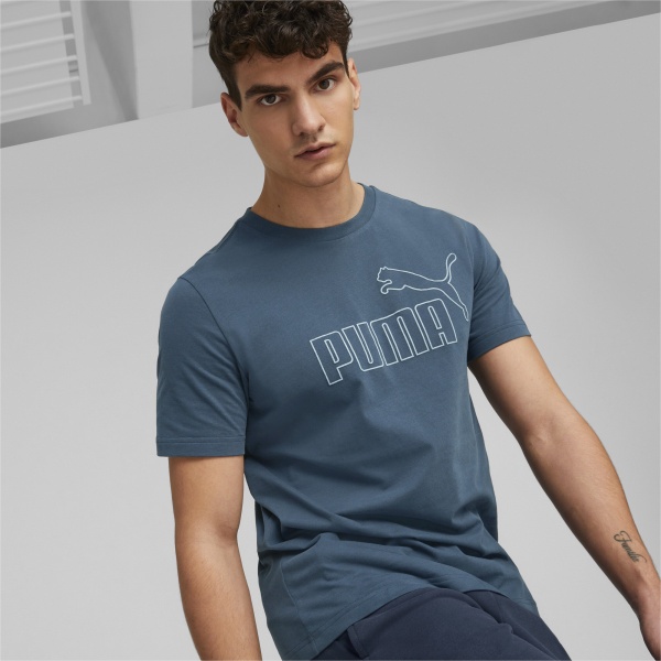 Футболка Puma ESS ELEVATED TEE 84988316 р.S зелений