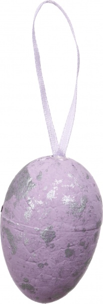 Декорация пасхальная Цветные яйца с лентой набор из 6 шт