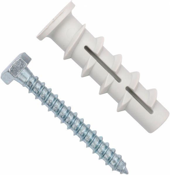 Дюбель для газобетону із гвинтом для дерева 12x60 мм 4 шт. Expert Fix