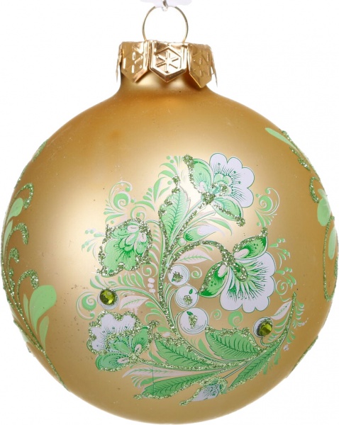 Куля новорічна Декор-престиж d 80 мм в асортименті