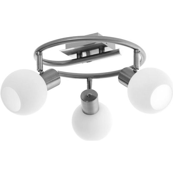 Спот Alin-Polina-4 3хE14 40 Вт сатин/никель