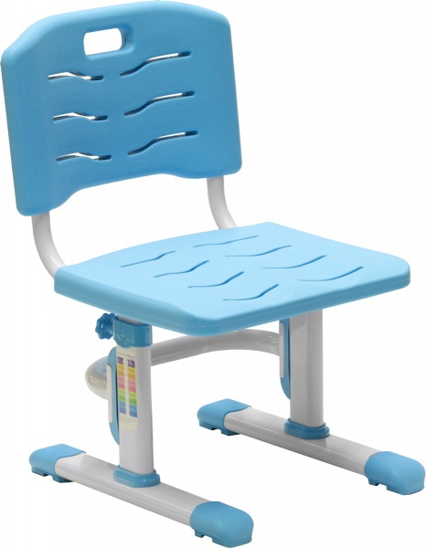 Комплект стіл і стілець Evo-kids Evo-19 BL (з лампою) блакитний