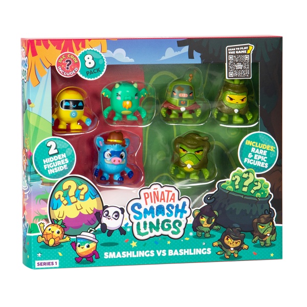 Набір ігрових фігурок Pi?ata Smashlings Чудернацькі герої SL2065 