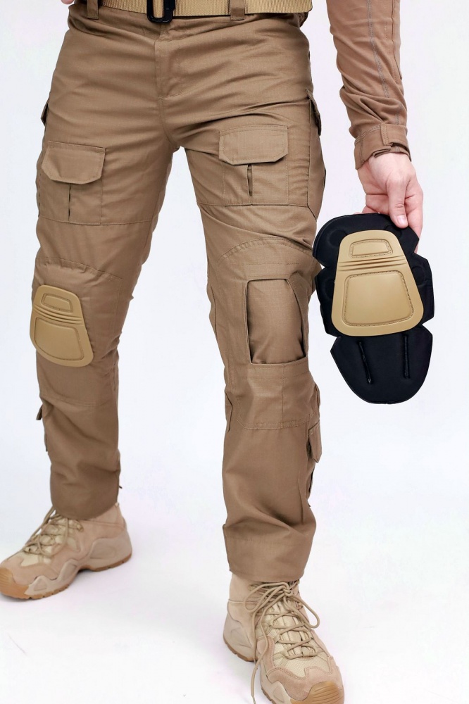 Брюки тактические ESDY с наколенниками, Койот р. XXL coyote (PA-12)