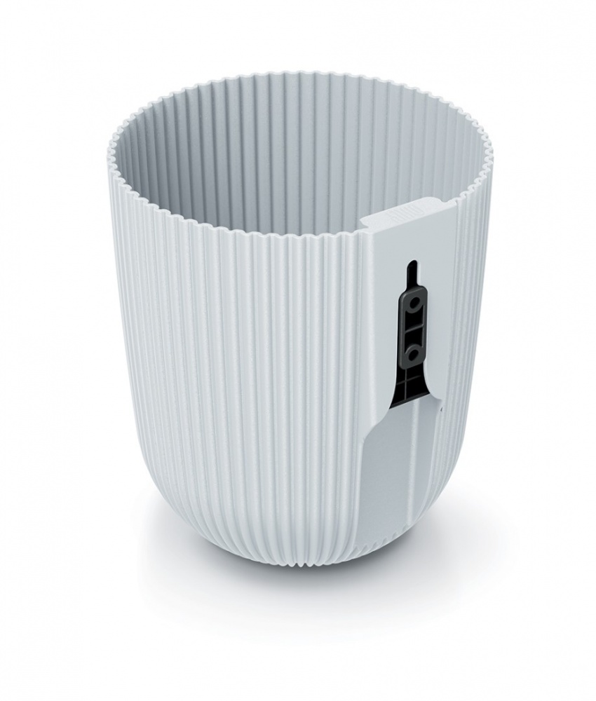 Горщик для квітів пластик круглий Milly навісний, 150 мм круглий 101 Біла PRP (61678-449)