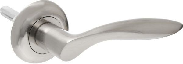 Ручка на розетці №25 матовий нікель