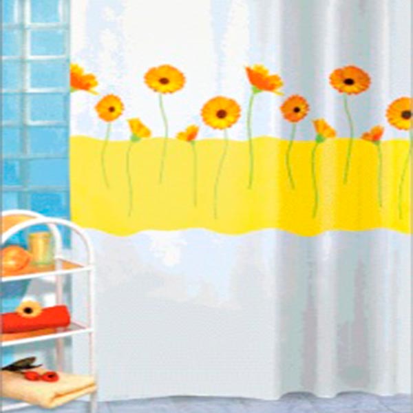 Шторка для душа Vonaldi Sally 180x200 см желтая