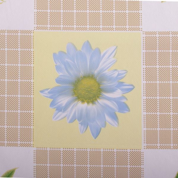 Скатерть Цветы 135x180 см бежевый Dariana 