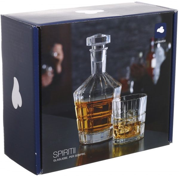 Набір для віскі Spiritii 700 мл 3 шт. Leonardo 