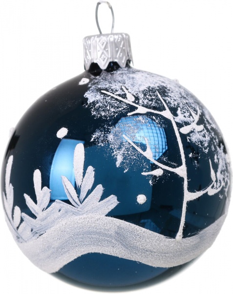 Шар новогодний мульти d 60 мм в ассортименте