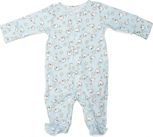 Комбінезон для хлопчика Фламінго р.56 блакитний 