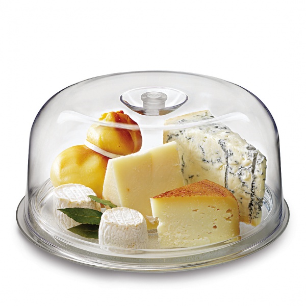 Тортниця з пластиковою кришкою Ginevra 29 см Bormioli Rocco 