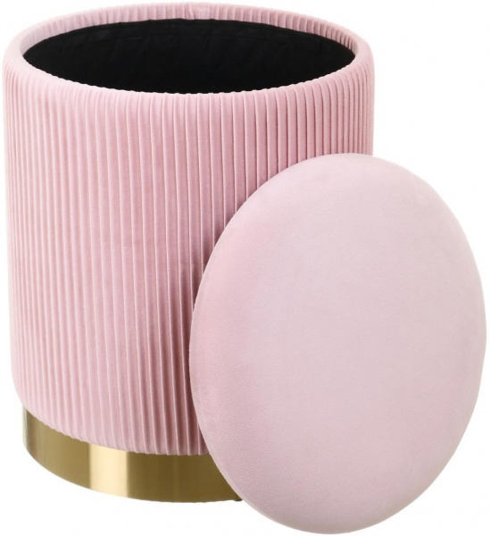 Сундук-пуф для хранения Francis розе 36х36х44 см 