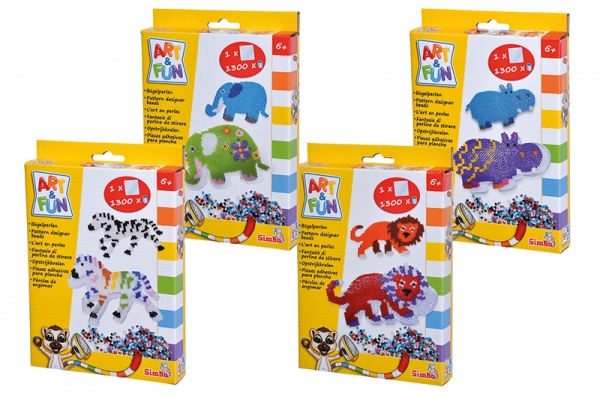 Термомозаїка Simba Art&Fun Тваринки 1300 елементів в асортименті 6376052