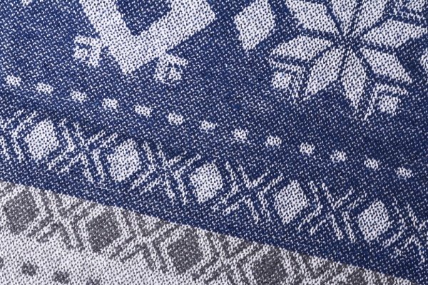 Плед Валенсія NY SNOWFLAKE 140x200 см синий с белым Vladi 