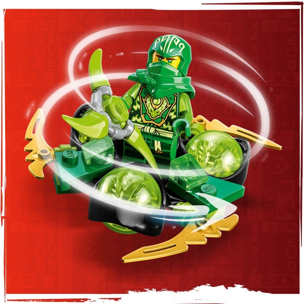 Конструктор LEGO NINJAGO Суперсила дракона Ллойда обертання спін-джитсу 71779