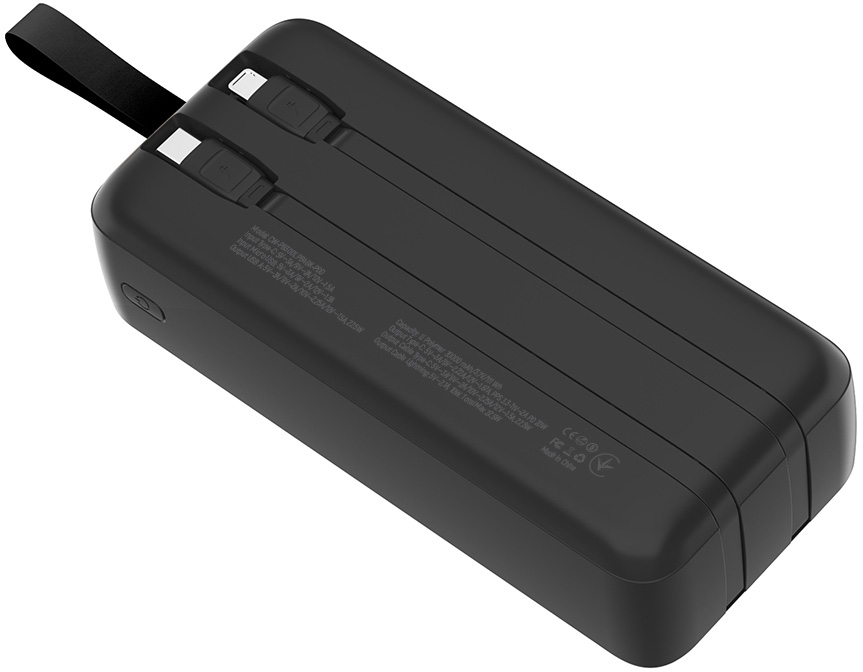Повербанк ColorWay EnergyPlus 30000 mAh black (CW-PB300LPB4BK-PDD)