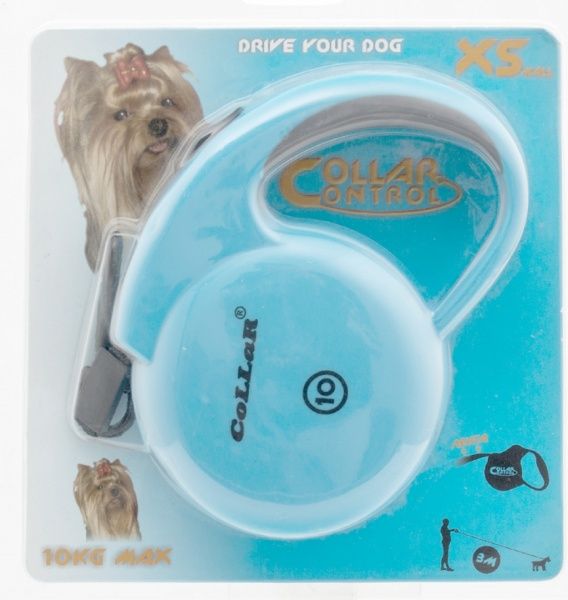 Поводок-рулетка COLLAR Control до 10 кг 3 м черный 81202