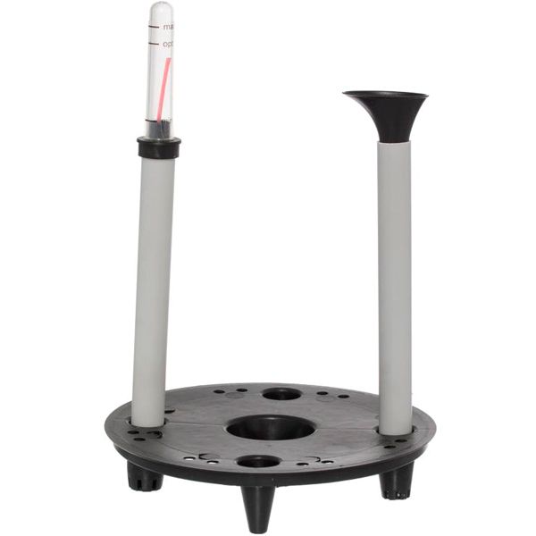 Горшок пластиковый Алеана Ротанг круглый 0,9л коричневый 