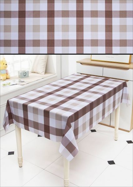 Скатерть Клетка 140x240 см разноцветный 