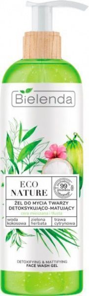 Гель для вмивання Bielenda Eco Nature Coconut Water Green Tea & Lemongrass 200 мл