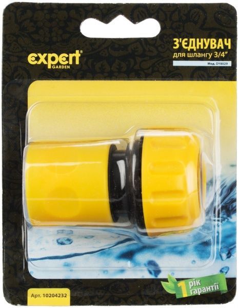 Коннектор Expert Garden 3/4 DY8029 в блистере