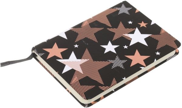Блокнот Gold line stars 10,5x14,5 см