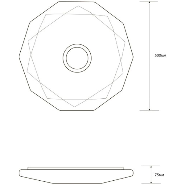 Светильник светодиодный Светкомплект Ardiente MF-L RGB с пультом ДУ 68 Вт белый 2800-6000 К 