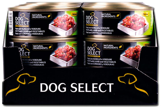 Консерва для взрослых собак для всех пород PetSelect Adult Ягненок и овощи 165 г