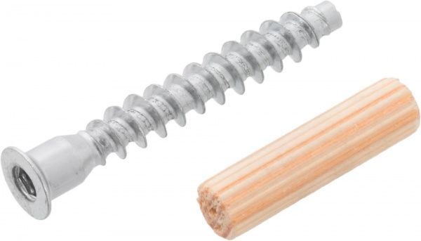 Комплект креплений конфирмат 8 шт шкант 8 шт