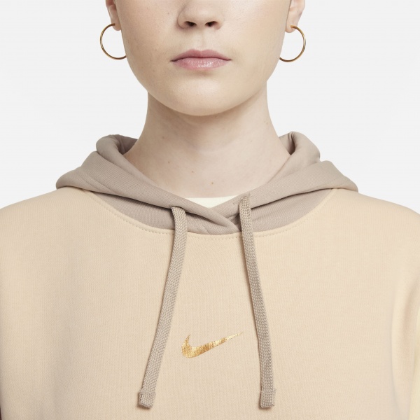 Джемпер Nike W NSW PO HOODIE BB LBR SWOOSH DJ6154-219 р. M різнокольоровий