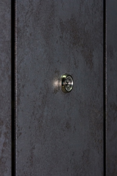 Двері вхідні Булат Гарант 535 бетон антрацит / бетон сніжний 2050x950 мм праві