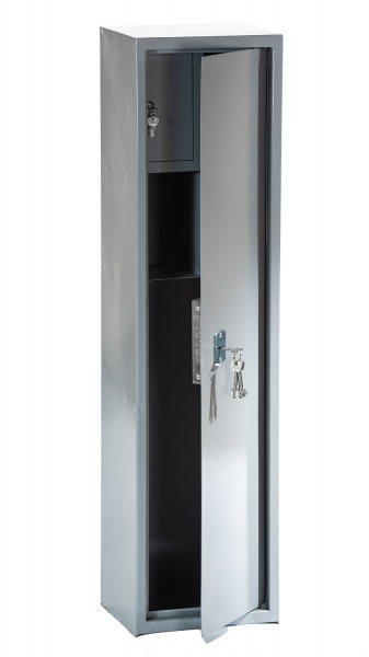 Сейф оружейный Metalzavod ЯОУ-1100 серый (2 ружья + трейзер) 