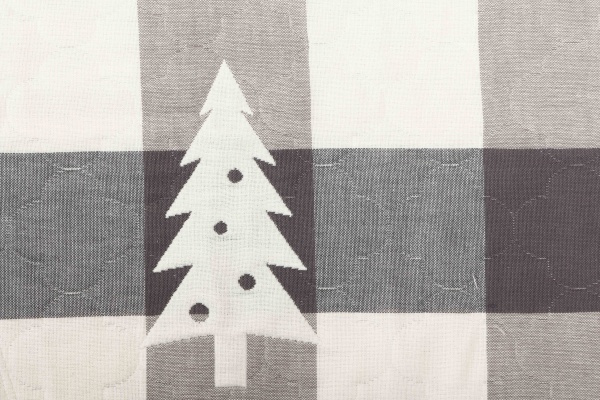 Одеяло-покрывало Елка 150x200 см Homeline серый 