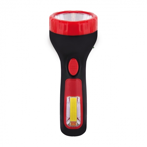 Фонарик STRÜHM TUNEL LED 1 W+2 W черно-красный