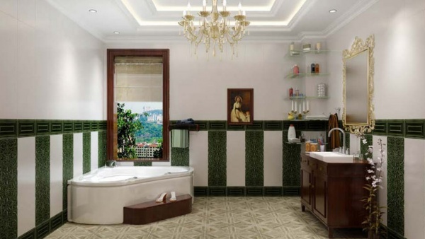 Плитка TABRIZ TILE Limited Green Relief Decor 30x90 