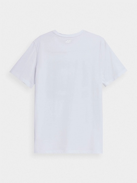 Футболка 4F TSHIRT M0944 4FAW22TTSHM0944-10S р.M белый