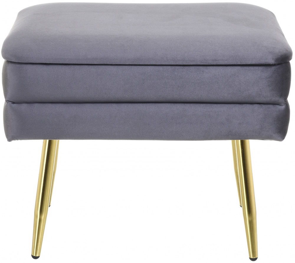 Пуф-банкетка KD Mini 420х500 мм серый (VWF19A230VA-56A-S)