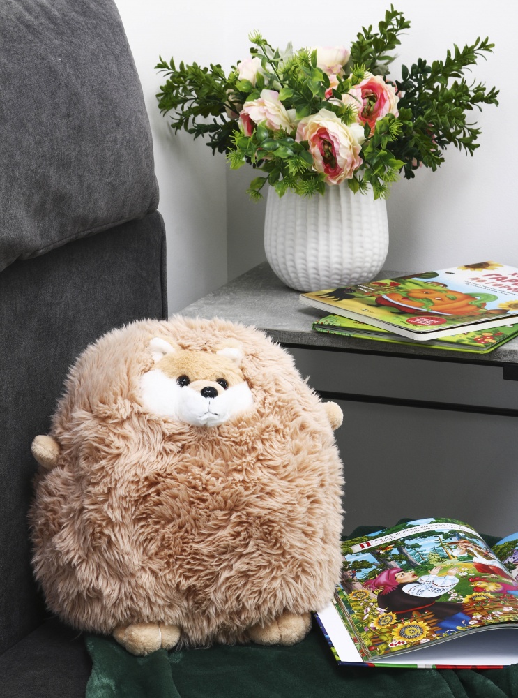 М'яка іграшка Bambinelli Шіба-іну круглий 32 см коричневий ED23-0015-32