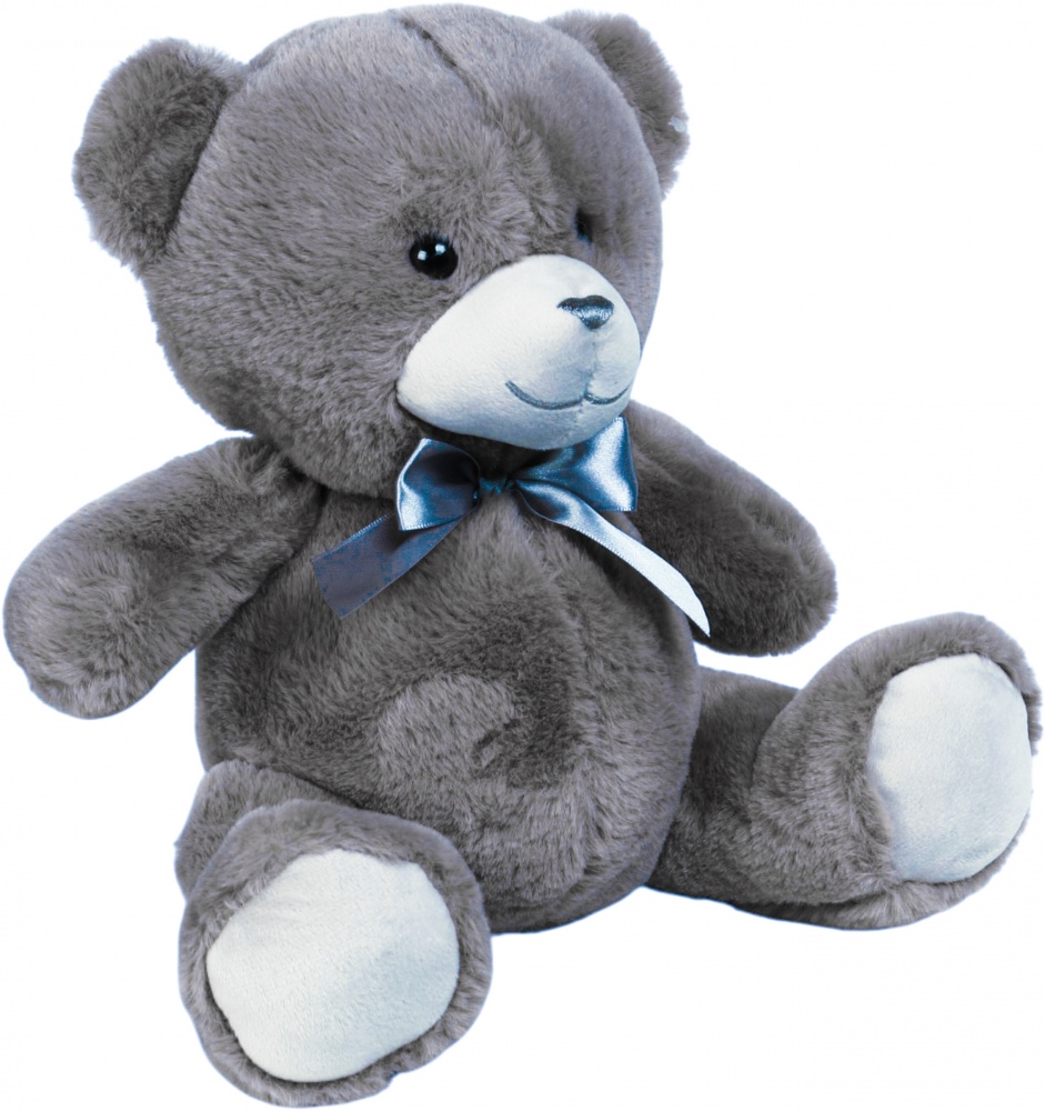 М'яка іграшка HW Plush Paws Ведмідь 25 см сіро-блакитний HF10926 10'