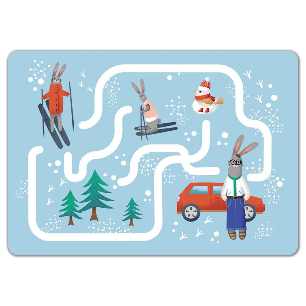 Карточки обучающие «Ранній розвиток. Картки Пиши-стирай. Лабіринти» 978-966-751-315-3