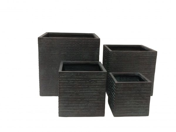 Кашпо Engard GA63-2 Лерум квадратный 43 л серый 