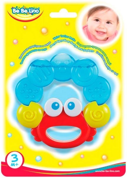 Погремушка-прорезыватель для зубов Bebelino Краб