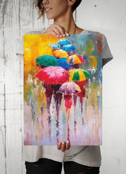Картина Зонтики 42x59,4 см Posterclub 