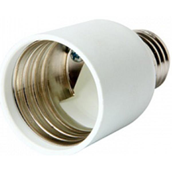 Патрон-переходник Е27-Е40 E.NEXT винтовой термопластик белый s9100015